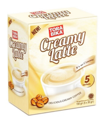 TORABICACREAMY LATTE COFFEE BOX 30GX5