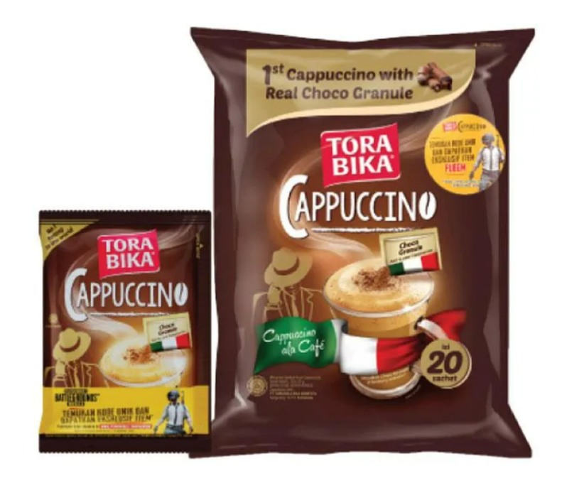 TORABIKA CAPPUCCINO COFFEE BAG 25GR X 20